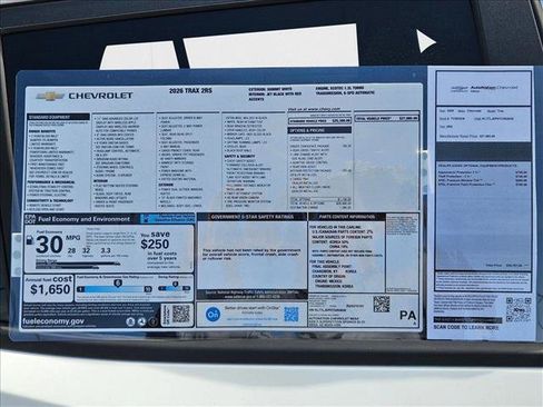 New 2026 Chevrolet Trax RS w/ Driver Confidence Package image 17