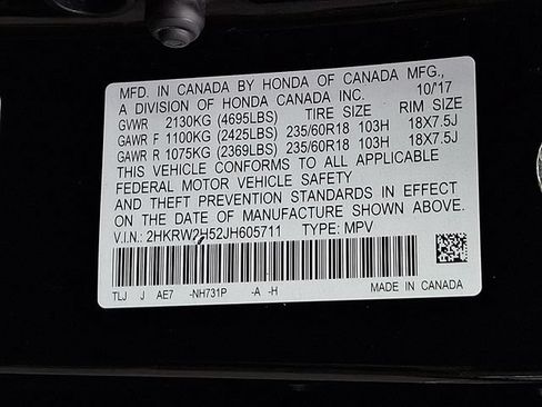 Used 2018 Honda CR-V EX image 16