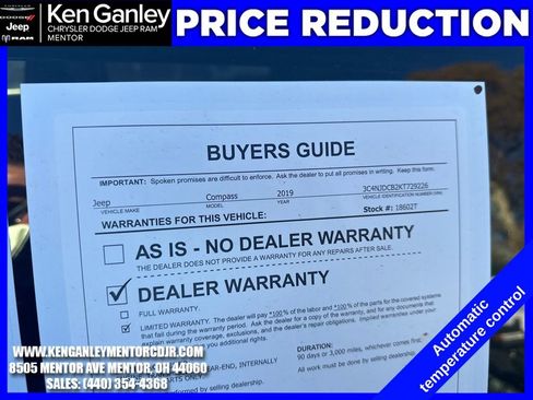 Used 2019 Jeep Compass Limited image 26