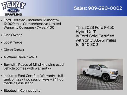 Certified 2023 Ford F150 XLT w/ Equipment Group 302A High image 5