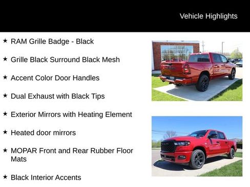 New 2026 RAM 1500 Big Horn w/ Night Edition AWD/4WD image 12