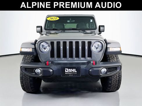 Used 2021 Jeep Wrangler Unlimited Rubicon w/ Uconnect 4C Nav & Sound Group AWD/4WD image 3