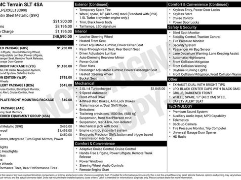 Used 2020 GMC Terrain SLT w/ Preferred Package FWD image 3