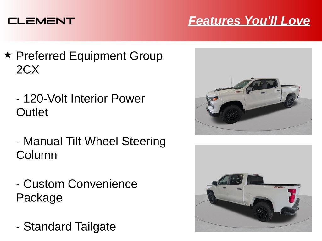 Used 2025 Chevrolet Silverado 1500 Custom Trail Boss AWD/4WD image 38