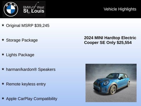 Used 2024 MINI Cooper SE FWD image 8
