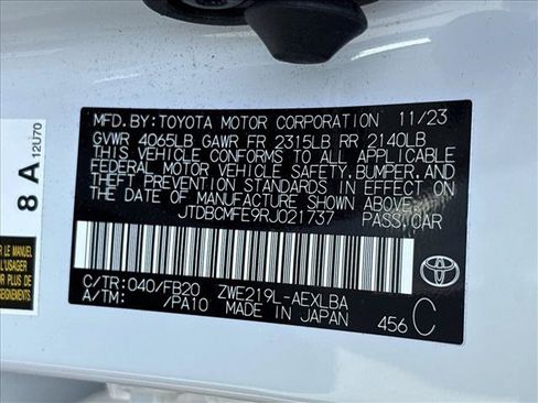 Certified 2024 Toyota Corolla LE w/ LE Convenience Package FWD image 27