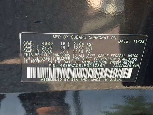 Certified 2024 Subaru Legacy Premium AWD/4WD image 27