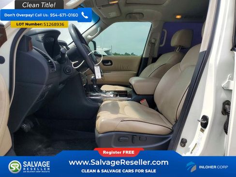 Used 2017 Nissan Armada Platinum w/ Captain Seat Package RWD image 9