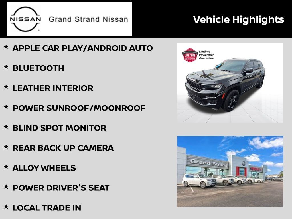 Used 2025 Jeep Grand Cherokee Limited w/ Black Appearance Package RWD image 4
