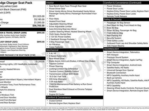 Used 2023 Dodge Charger Scat Pack w/ Navigation & Travel Group RWD image 34