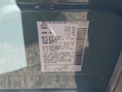 New 2026 Nissan Pathfinder Platinum image 19