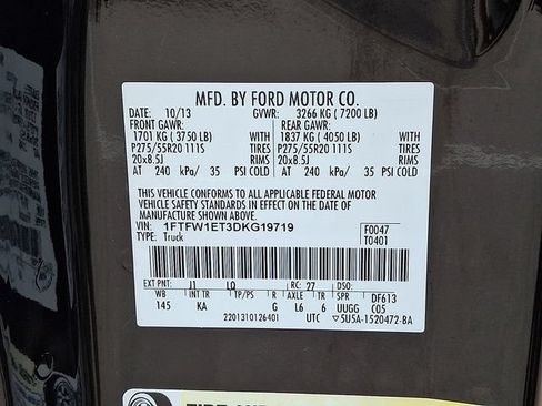 Used 2013 Ford F150 King Ranch w/ King Ranch Luxury Pkg AWD/4WD image 25