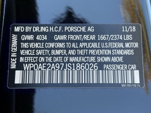 Certified 2018 Porsche 911 GT2 RS image 39