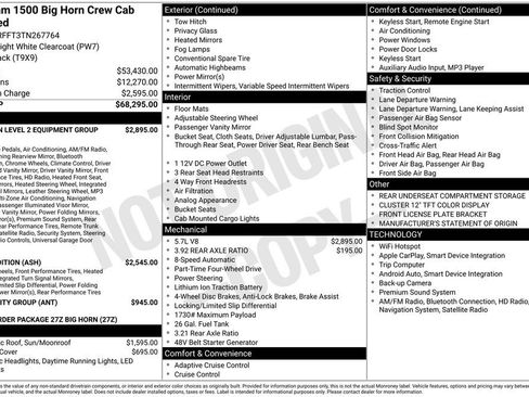 New 2026 RAM 1500 Big Horn AWD/4WD image 48
