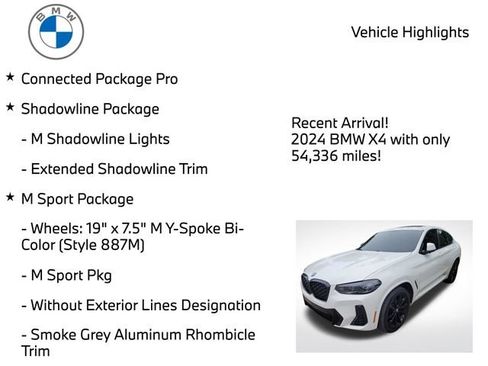 Used 2024 BMW X4 xDrive30i w/ Premium Package AWD/4WD image 4