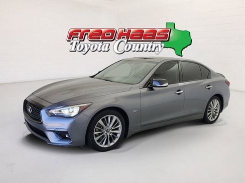 Used 2019 INFINITI Q50 Luxe w/ Cargo Package (L96) RWD image 1