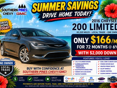 Used 2016 Chrysler 200 Limited FWD image 5