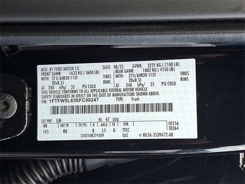 New 2025 Ford F150 Lariat w/ Equipment Group 502A High image 19