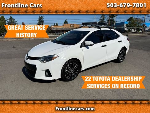 Used 2016 Toyota Corolla S Premium image 1