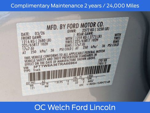 New 2026 Ford Maverick XL FWD image 17