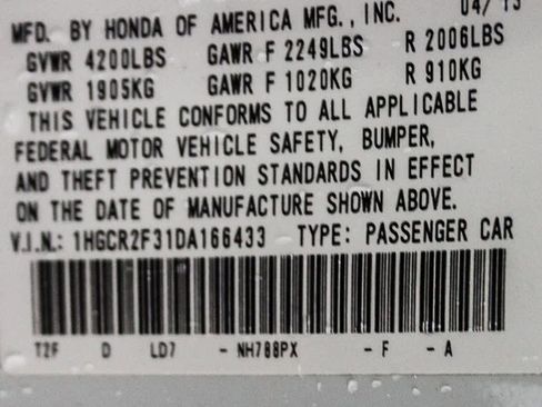 Used 2013 Honda Accord LX image 37