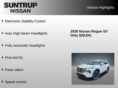Used 2026 Nissan Rogue SV AWD/4WD image 38