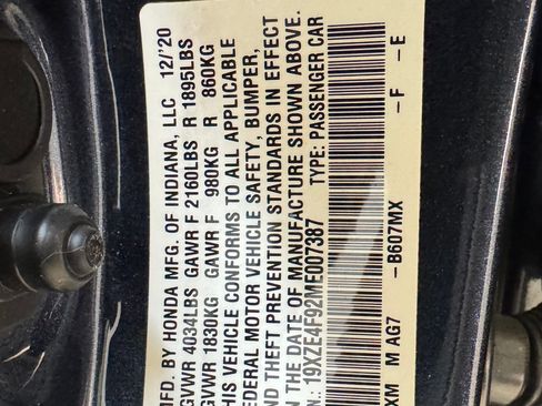 Used 2021 Honda Insight Touring image 22