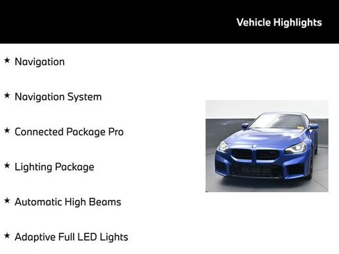 Used 2025 BMW M2 w/ Lighting Package RWD image 5