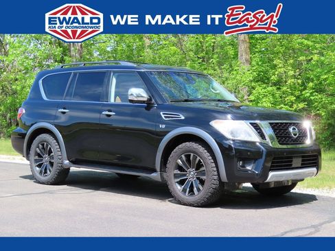 Used 2017 Nissan Armada Platinum w/ Captain Seat Package RWD image 1