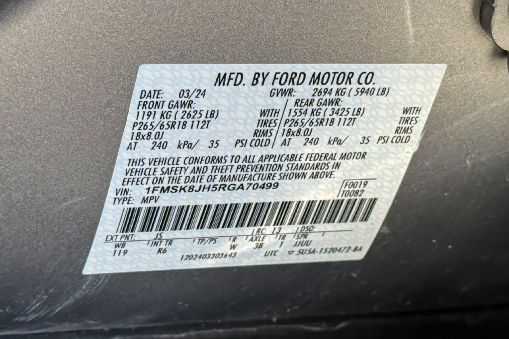 Certified 2024 Ford Explorer Timberline w/ Timberline Technology Package AWD/4WD image 24