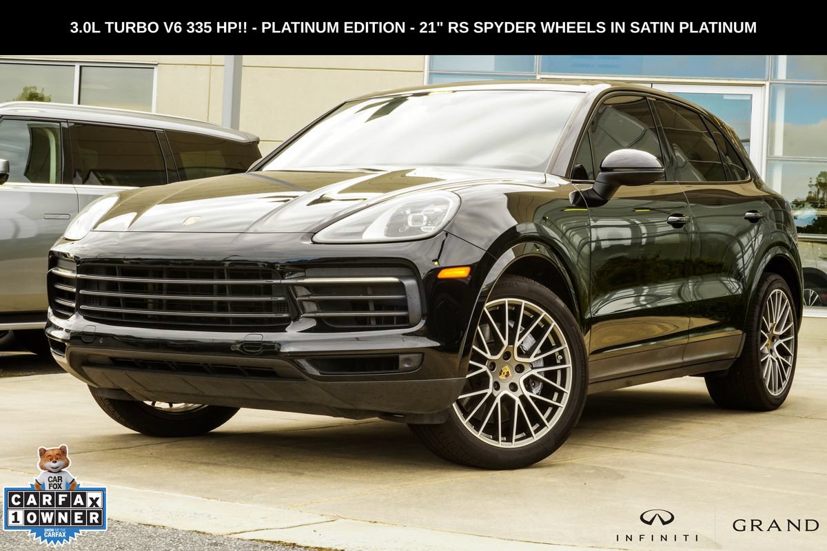 Used 2023 Porsche Cayenne Platinum Edition AWD/4WD image 1