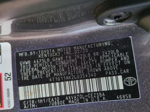 Used 2020 Toyota Camry SE FWD image 15