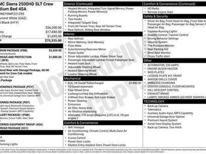 Used 2021 GMC Sierra 2500 SLT w/ SLT Premium Package