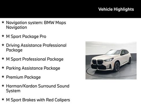 Used 2025 BMW X3 M50 w/ Premium Package image 5