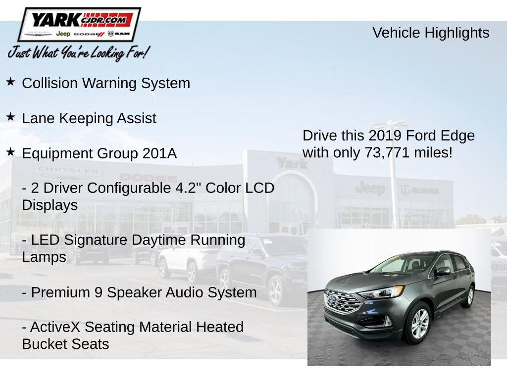 Used 2019 Ford Edge SEL w/ Equipment Group 201A AWD/4WD image 7