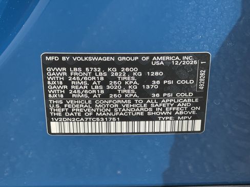 Used 2026 Volkswagen Atlas SE FWD image 38