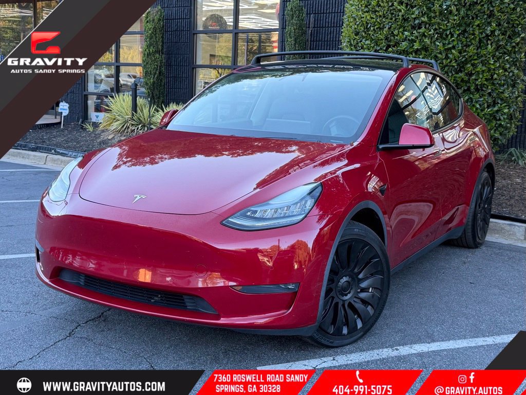 Used 2020 Tesla Model Y Long Range AWD/4WD image 1