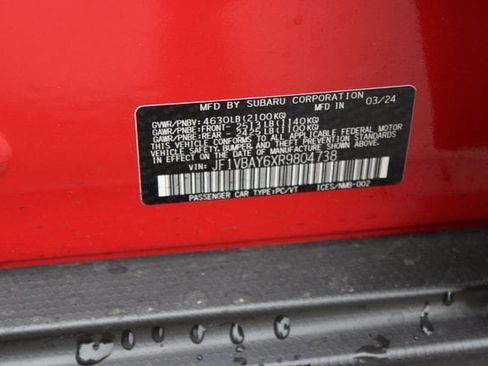 Used 2024 Subaru WRX TR w/ Popular Package #2A image 28