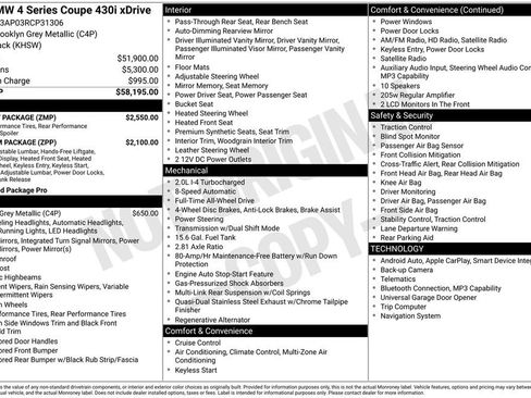 Used 2024 BMW 430i xDrive Coupe w/ M Sport Package image 38