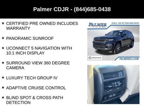 Certified 2024 Jeep Grand Cherokee Limited w/ Luxury Tech Group II image 6