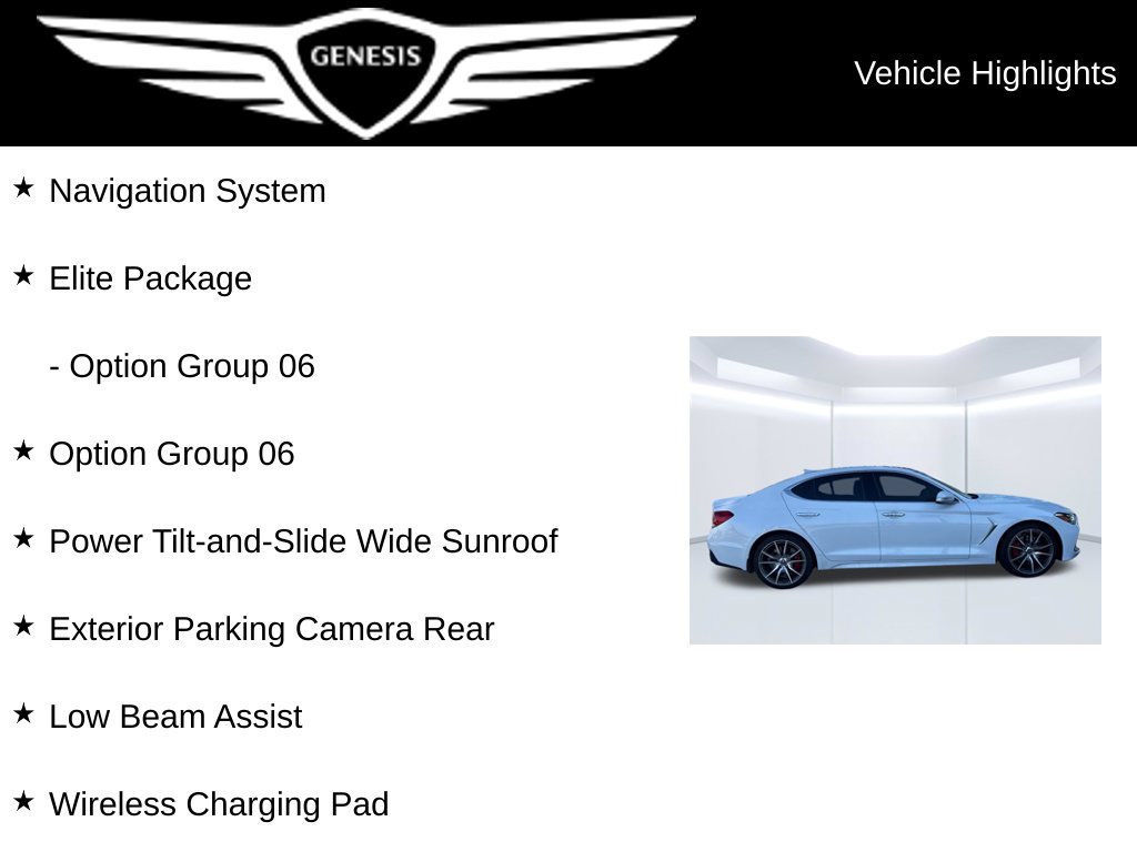 Used 2019 Genesis G70 3.3T Advanced w/ Elite Package RWD image 8