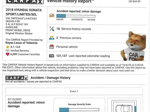 Used 2018 Hyundai Sonata SEL image 17