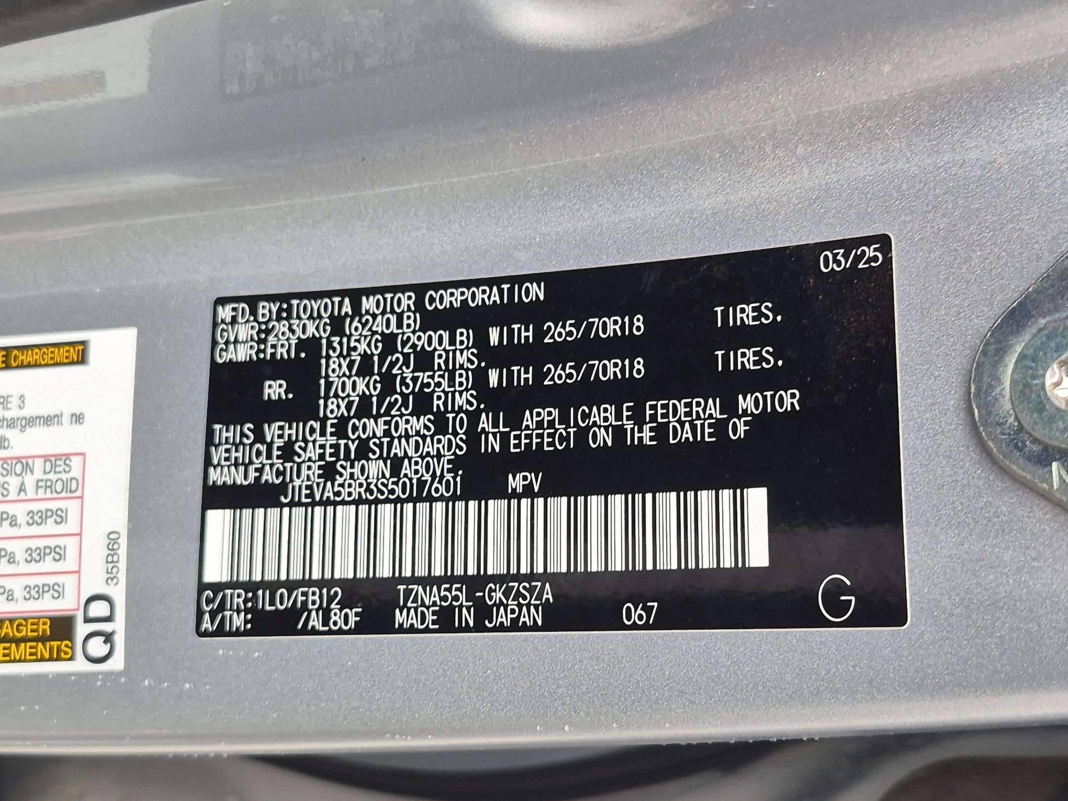 Used 2025 Toyota 4Runner TRD Off-Road AWD/4WD image 34
