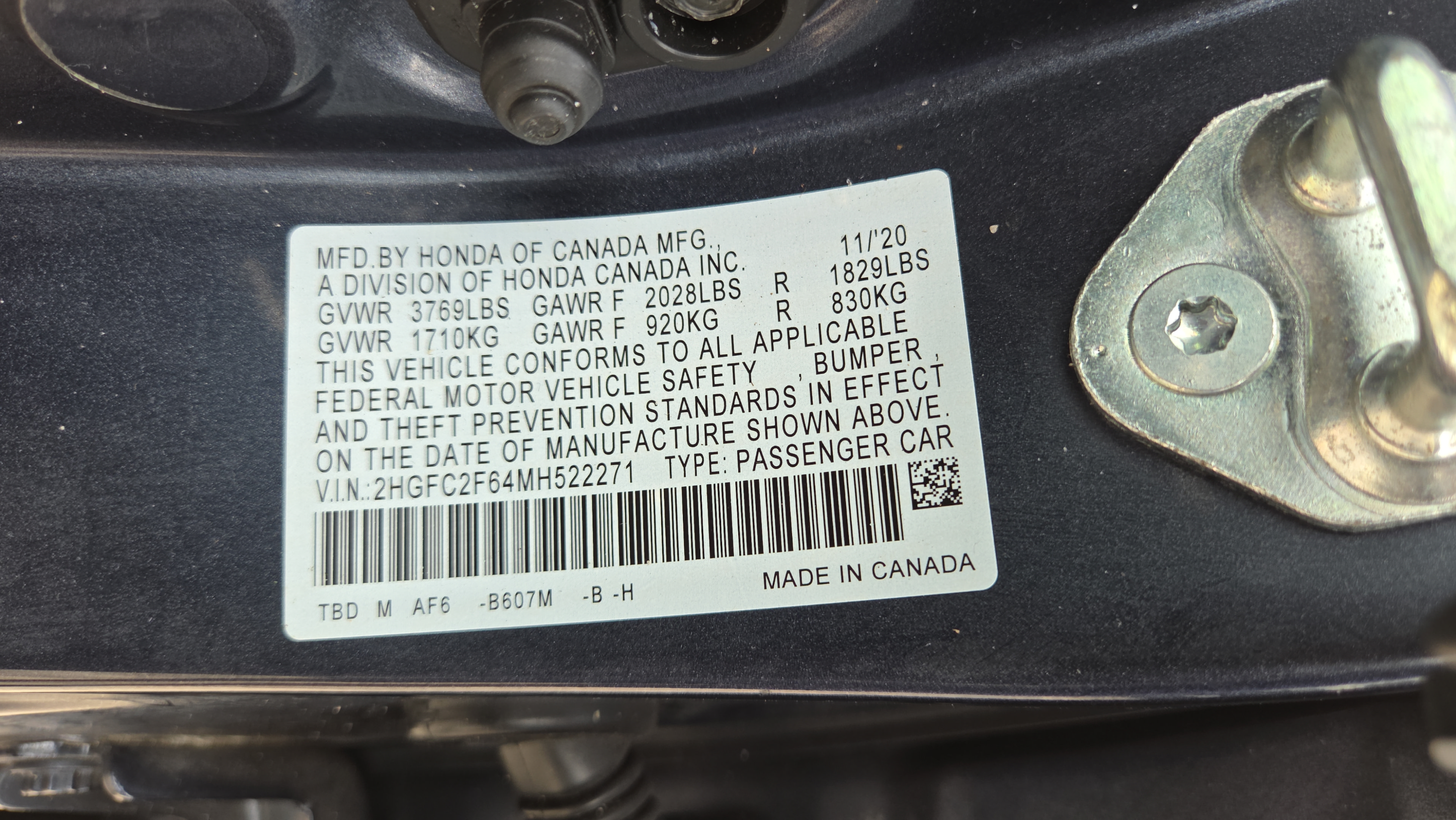 Certified 2021 Honda Civic LX image 21