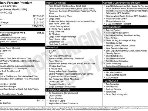 Used 2020 Subaru Forester Premium AWD/4WD image 33