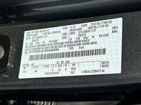 Used 2025 Ford F150 Lariat w/ Equipment Group 501A Mid AWD/4WD image 32