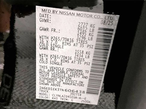 New 2026 Nissan Frontier S w/ Tow Package image 33