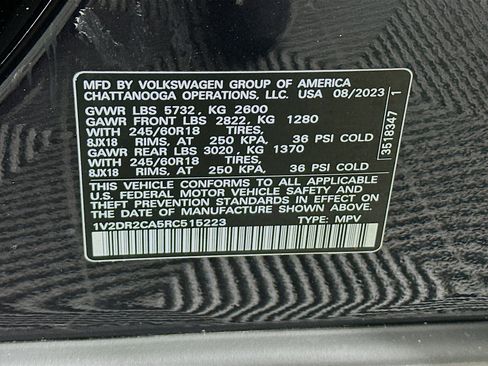 Used 2024 Volkswagen Atlas SE FWD image 12