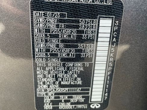 Used 2023 INFINITI QX55 Essential AWD/4WD image 29