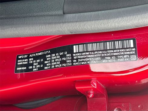 Used 2019 Alfa Romeo Stelvio Ti Sport w/ Quick Order Package 22S Sport image 35